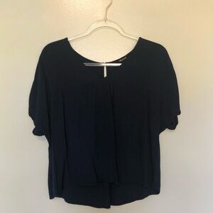Madewell Rhyme Top Blue Blouse XXS